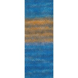 Lana Grossa - Silkhair Print - silke/mohair garn - Fv. 0430 - 25g