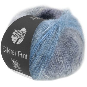 Lana Grossa - Silkhair Print - silke/mohair garn - Fv. 0431 - 25g