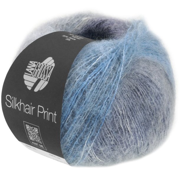 Lana Grossa - Silkhair Print - silke/mohair garn - Fv. 0431 - 25g