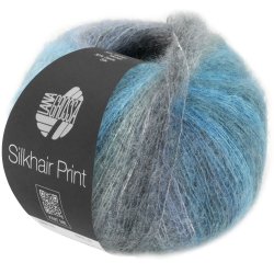Lana Grossa - Silkhair Print - silke/mohair garn - Fv. 0432 - 25g