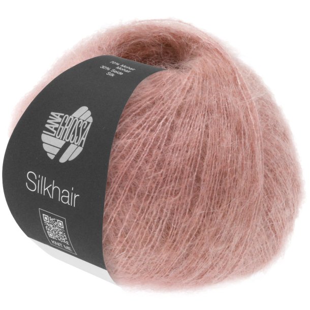 Lana Grossa - Silkhair - Mohair/Silke garn - Rosentr (074) - 25g