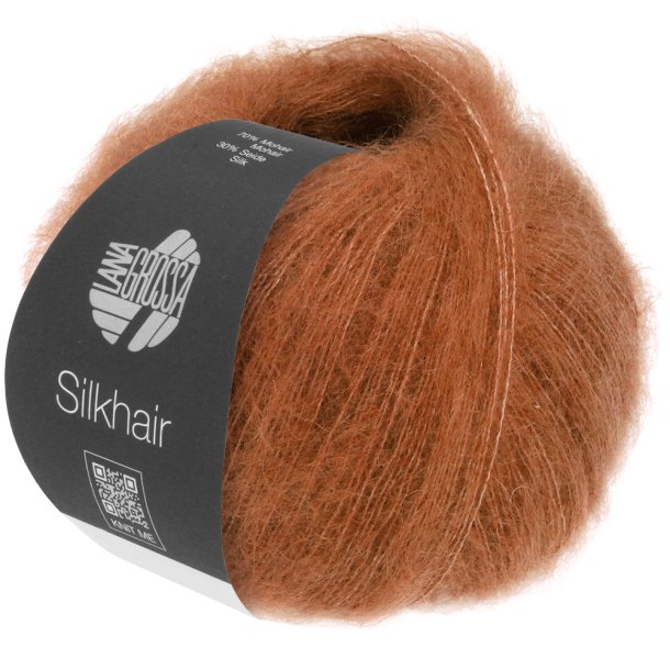 Lana Grossa - Silkhair - Mohair/Silke garn - Rust (181) - 25g