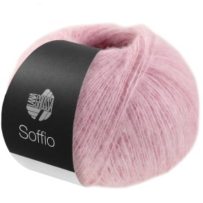 Lana Grossa - Soffio - merino/bomuld/cashmere garn - Rosa (01) - 25g