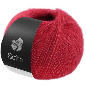 Lana Grossa - Soffio - merino/bomuld/cashmere garn - Rd (03) - 25g