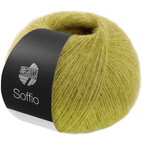 Lana Grossa - Soffio - merino/bomuld/cashmere garn - Kiwi grn (08) - 25g