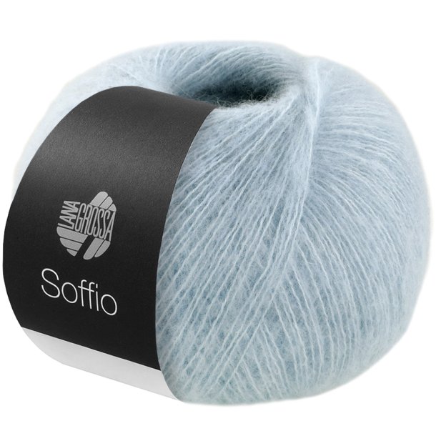 Lana Grossa - Soffio - merino/bomuld/cashmere garn - Lysebl (13) - 25g