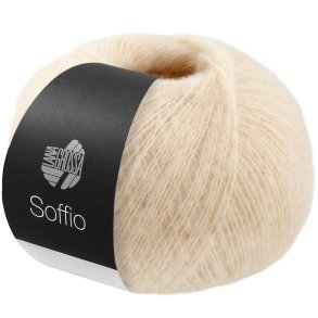 Lana Grossa - Soffio - merino/bomuld/cashmere garn - Lys beige (17) - 25g