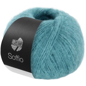 Lana Grossa - Soffio - merino/bomuld/cashmere garn - Tyrkisbl (24) - 25g