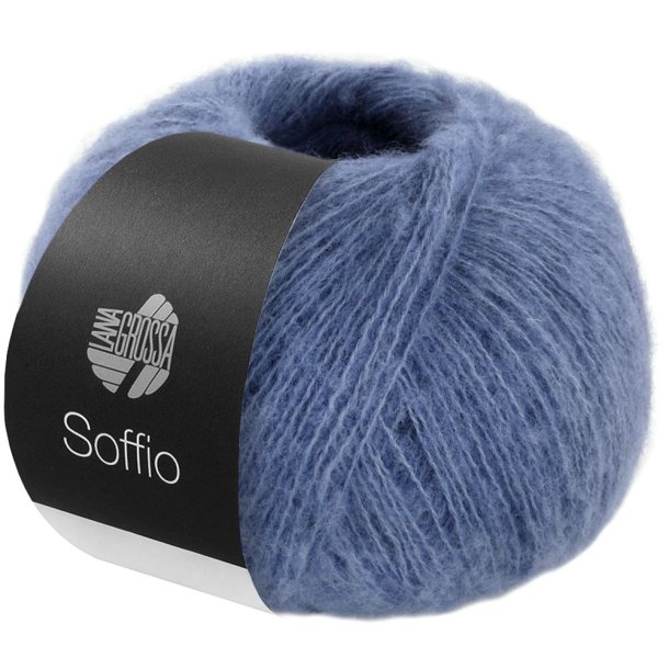Lana Grossa - Soffio - merino/bomuld/cashmere garn - Himmelbl (25) - 25g