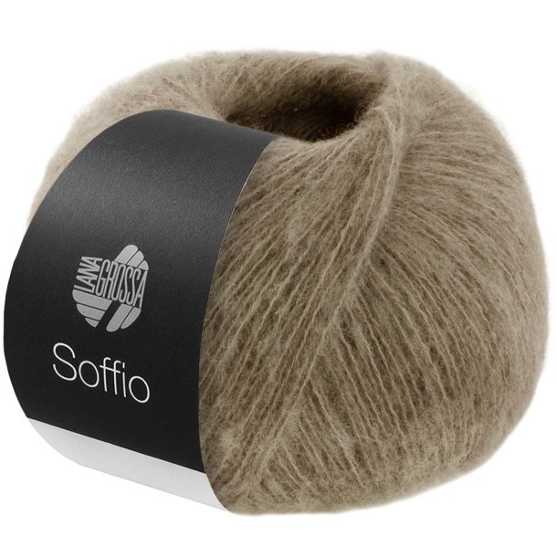 Lana Grossa - Soffio - merino/bomuld/cashmere garn - Taupe (26) - 25g