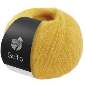 Lana Grossa - Soffio - merino/bomuld/cashmere garn - Lysegul (27) - 25g