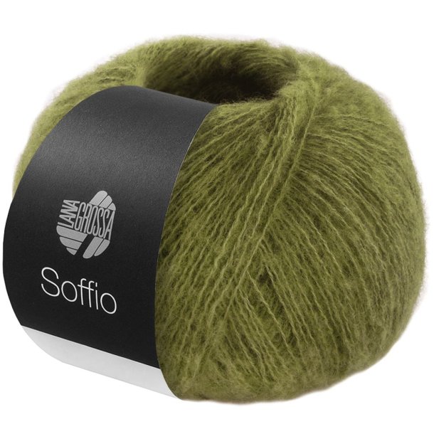 Lana Grossa - Soffio - merino/bomuld/cashmere garn - Grgrn (32) - 25g