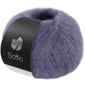 Lana Grossa - Soffio - merino/bomuld/cashmere garn - Blviolet (34) - 25g
