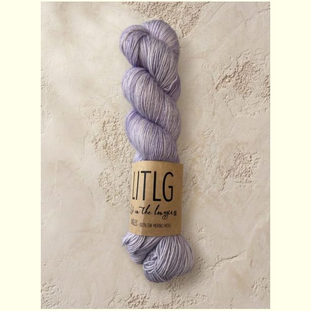 LITLG - Mohair Silk Lace - Semi-solid (meleret) - Sugar Plum - 50g