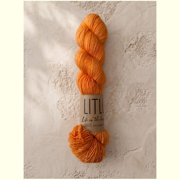 LITLG - Mohair Silk Lace - Semi-solid (meleret) - Tangerine - 50g