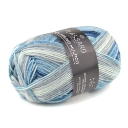 Plassard - Tradi Merino Multico - uld/cashmere garn - Bl (22) - 50g
