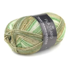 Plassard - Tradi Merino Multico - uld/cashmere garn - Grn (82) - 50g