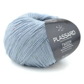 Plassard - Tweedy bomuld - Bomuldsgarn - Bl� 20 - 50g