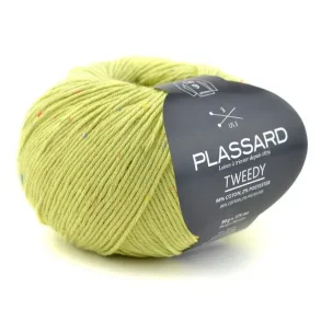 Plassard - Tweedy bomuld - Bomuldsgarn - Lime 72 - 50g