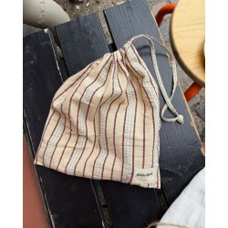 PetiteKnit - Knitter's String Bag - Seersucker Twin Stripe