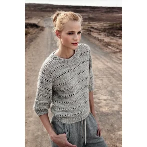 Rauma - Opskrift - Bluse med struktur og 3/4 rmer - pt131-2035