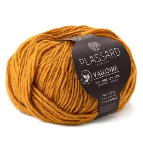 Plassard - Valloire - silke/merino uldgarn - Karry (43) - 50g