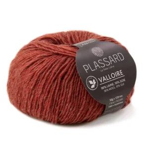 Plassard - Valloire - silke/merino uldgarn - Rd (55) - 50g