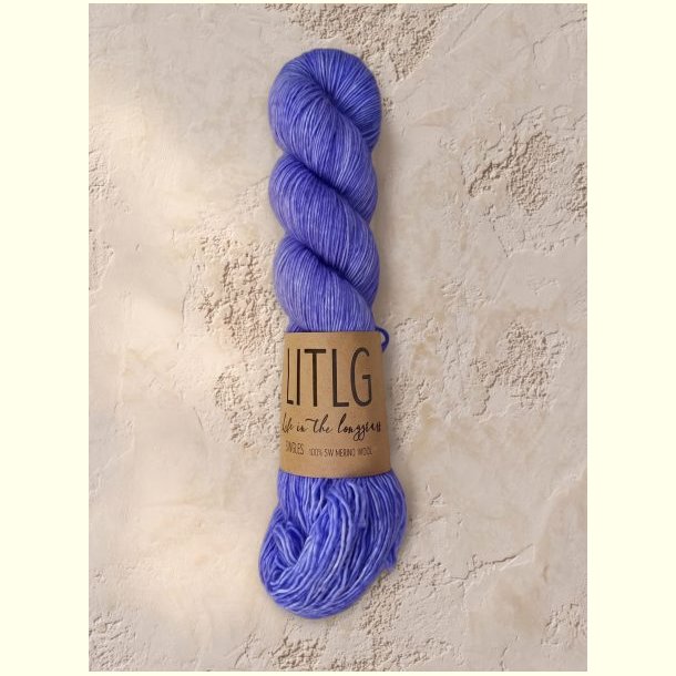 LITLG - Mohair Silk Lace - Semi-solid (meleret) - Violet - 50g