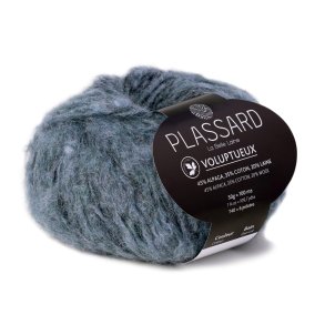 Plassard - Voluptueux - Alpaca/bomuld/merino uldgarn - Bl (24) - 50g