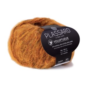 Plassard - Voluptueux - Alpaca/bomuld/merino uldgarn - Rust (84) - 50g