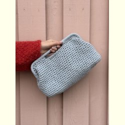 Strikkefeber - Opskrift p� "Clutch med h�ndtag"