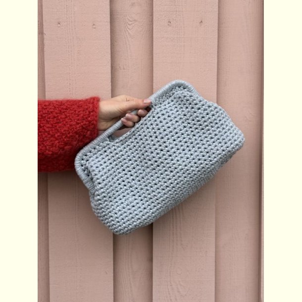 Strikkefeber - Opskrift p� "Clutch med h�ndtag"