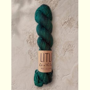 LITLG - Mohair Silk Lace - Semi-solid (meleret) - Wolf Green - 50g