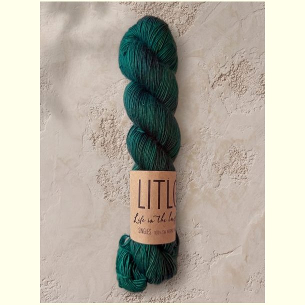 LITLG - Mohair Silk Lace - Semi-solid (meleret) - Wolf Green - 50g
