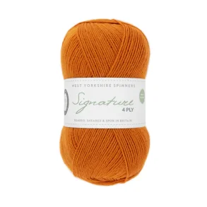 WYS - Signature 4ply - uld/strmpegarn - Amber 1004 - 100g