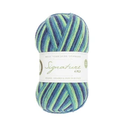 WYS - Signature 4ply Cocktails - uld/strmpegarn - Blue Lagoon 831 - 100g