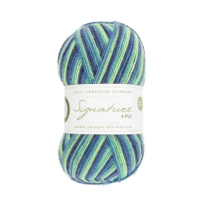 WYS - Signature 4ply Cocktails - uld/strmpegarn - Blue Lagoon 831 - 100g