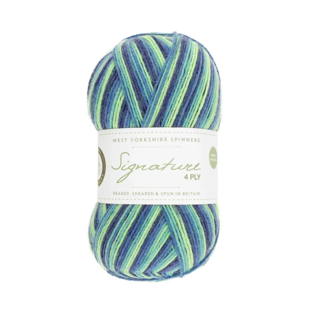 WYS - Signature 4ply Cocktails - uld/strmpegarn - Blue Lagoon 831 - 100g
