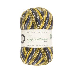 WYS - Signature 4ply Country Birds - uld/strmpegarn - Blue Tit 818 - 100g
