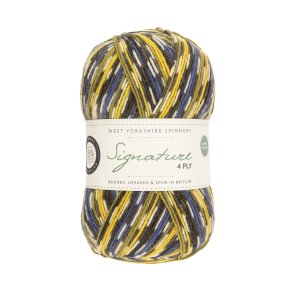 WYS - Signature 4ply Country Birds - uld/strmpegarn - Blue Tit 818 - 100g