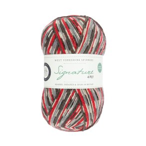 WYS - Signature 4ply Country Birds - uld/strmpegarn - Bullfinch 861 - 100g