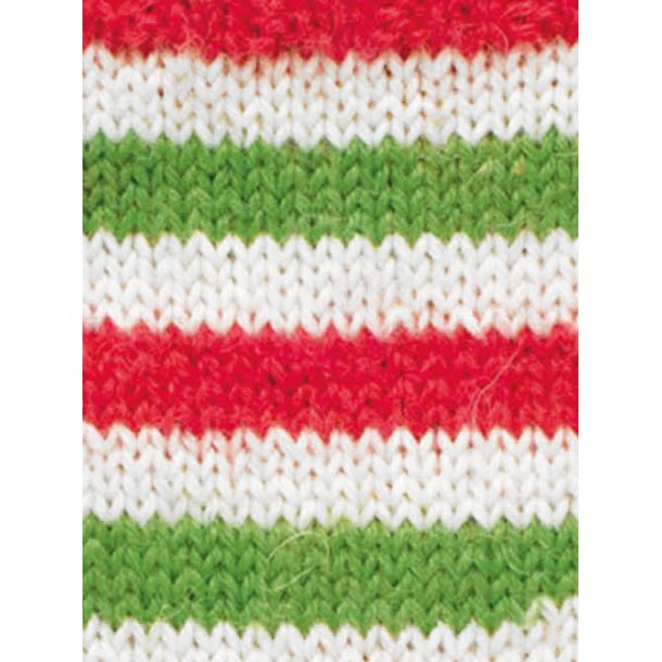 WYS - Signature 4ply - uld/strmpegarn - Candy Cane 989 - 100g