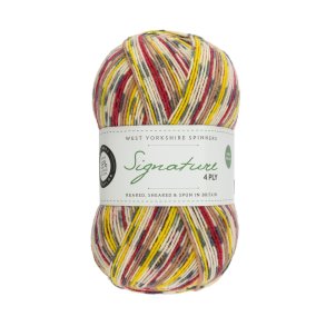 WYS - Signature 4ply Country Birds - uld/strmpegarn - Goldfinch 840 - 100g