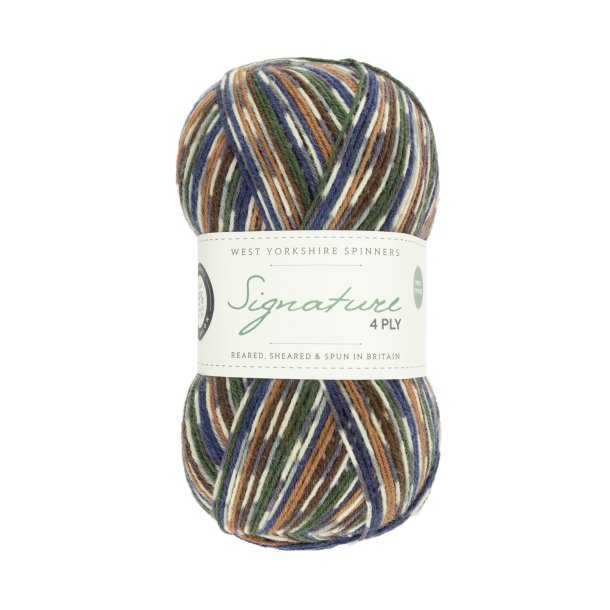 WYS - Signature 4ply Country Birds - uld/strmpegarn - Mallard 862 - 100g