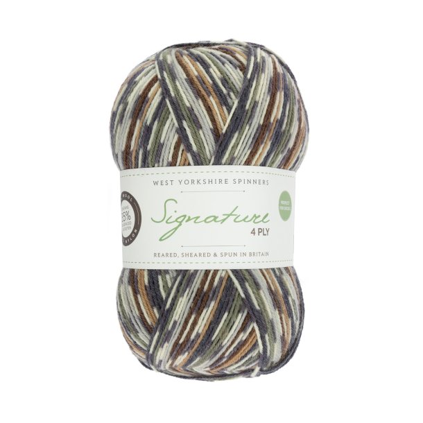 WYS - Signature 4ply Country Birds - uld/strmpegarn - Owl 877 - 100g