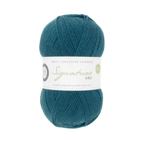 WYS - Signature 4ply - uld/strmpegarn - Pacific 1007 - 100g