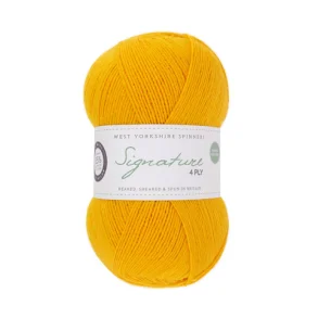 WYS - Signature 4ply - uld/strmpegarn - Sunflower 1001 - 100g