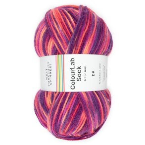 WYS - ColourLab Sock DK - uld/strmpegarn - Jazz 1198 - 150g