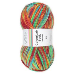 WYS - ColourLab Sock DK - uld/strmpegarn - Pop 1202 - 150g