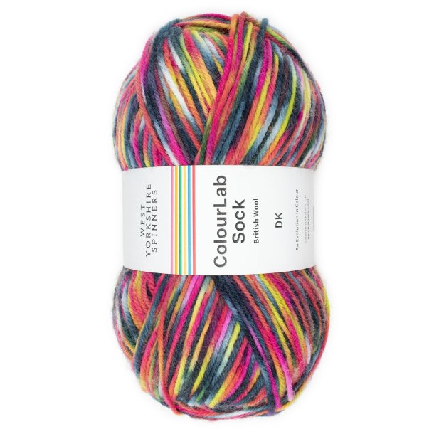 WYS - ColourLab Sock DK - uld/strmpegarn - Punk 1203 - 150g
